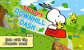 Snoopy Downhill Dash Plakat