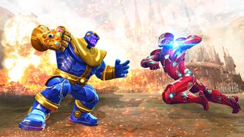Mafia Thanos Vs Avengers Superhero Infinity Fight Affiche