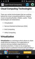 Learn Cloud Computing Offline capture d'écran 2