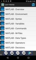 Learn matlab الملصق
