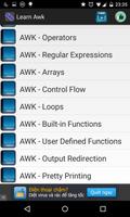 Learn AWK captura de pantalla 1