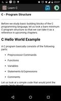 Learn C capture d'écran 2