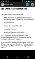 Learn CMMI تصوير الشاشة 1