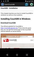 Learn CouchDB تصوير الشاشة 1