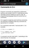 Learn C++ language screenshot 2