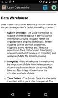 Learn data mining ภาพหน้าจอ 2