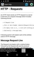 Learn HTTP اسکرین شاٹ 1