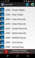 Learn jdbc اسکرین شاٹ 1