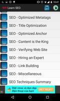 Learn SEO capture d'écran 1