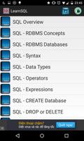 Learn SQL syot layar 2