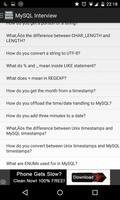 MySQL Interview questions اسکرین شاٹ 1