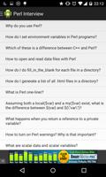 Perl Interview Questions Affiche