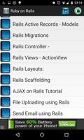 برنامه‌نما Ruby on rails offline عکس از صفحه