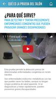 Cribado Neonatal. Prueba Talón captura de pantalla 2