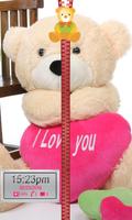 Poster Teddy Bear Zipper Lock