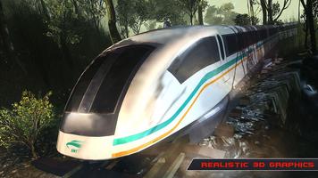 City Bullet Train Simulator Affiche