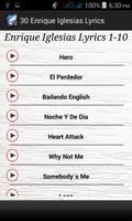 30 Enrique Iglesias Lyrics 截圖 1