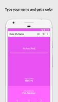 Color My Name: A color match f 포스터