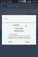SMS Hider Ekran Görüntüsü 3