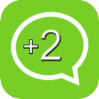 2 Accounts WhatsApp-icoon