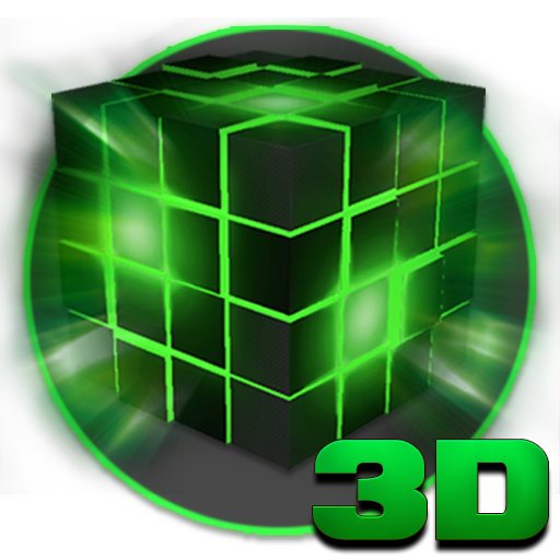 Alien Tech Cube 3D