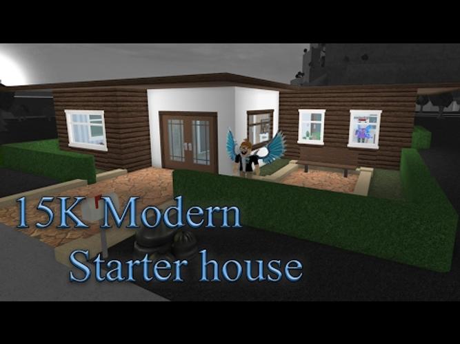 How To Build A Modern House In Bloxburg One Story