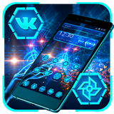 Blue Cyber Technology Theme