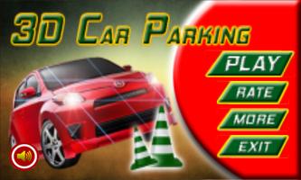 Parking Car 3D plakat