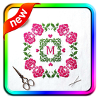 Cross Stitch Flowers آئیکن