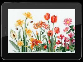 Cross Stitch Flowers screenshot 1