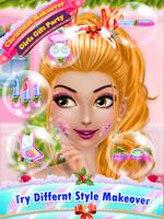 Christmas Makeover Girl Game पोस्टर