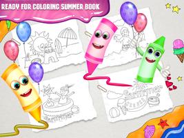 Summer Cool Coloring Book imagem de tela 3