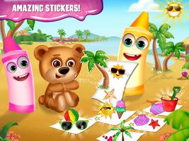 Summer Cool Coloring Book スクリーンショット 1