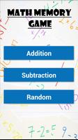 پوستر Math Memory Game