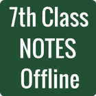 7th Class Notes icône