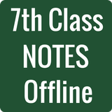 Class 7 Notes Offline icône