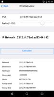 برنامه‌نما IPv4/v6 CIDR Calculator عکس از صفحه