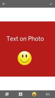 Text on Photo poster
