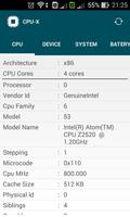 برنامه‌نما CPU-X عکس از صفحه