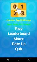 Number Tap Challenge Cartaz