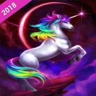 Fantasy Unicorn Dash 2018 icône