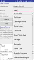 Expense Tracker captura de pantalla 1