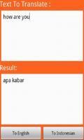 Indonesian Translator syot layar 2