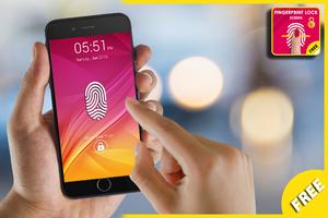 FingerPrint Lock Screen Prank Affiche