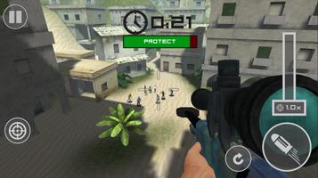Zombie Sniper Shooter 3D syot layar 1