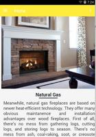 Natural Fireplace Affiche