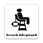 Beach lifeguard ícone