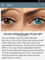 Eye Lens Color Affiche
