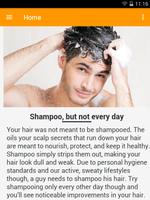 Hair Care Tips For Men Affiche