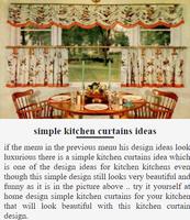 Kitchen Curtain Design captura de pantalla 1